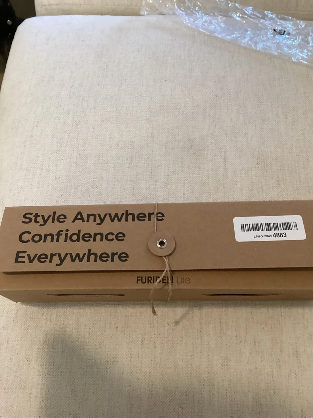 Furiden Lite Styling tools I inch, straightener and curler, White, NWT